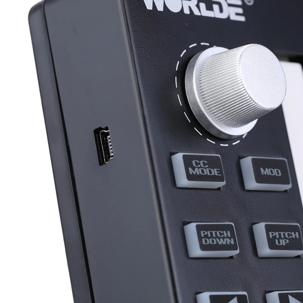 Высококачественная портативная скоростная клавиатура Worlde Easykey 25 прочный