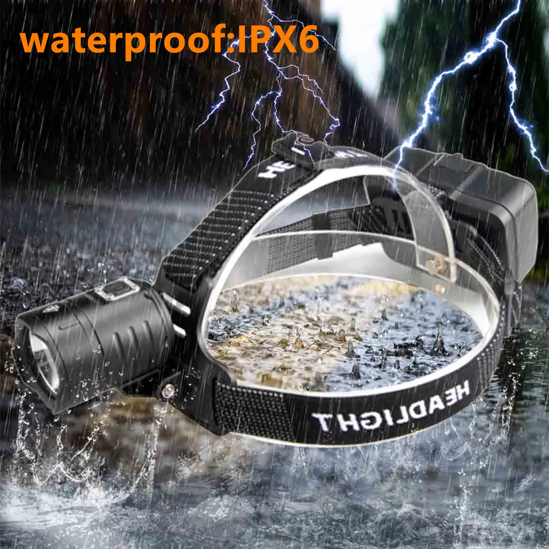 Супер яркий светодиодный налобный фонарь xhp70.2 с usb зарядкой xhp70 батареей 3*18650 для