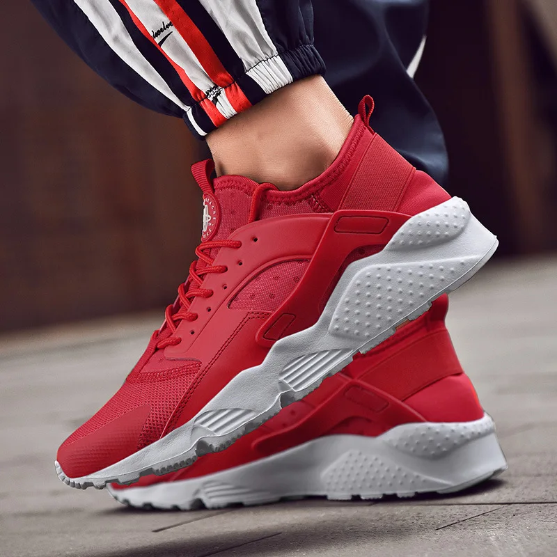 Новинка 2019 года мужская повседневная обувь из сетчатого материала на шнуровке