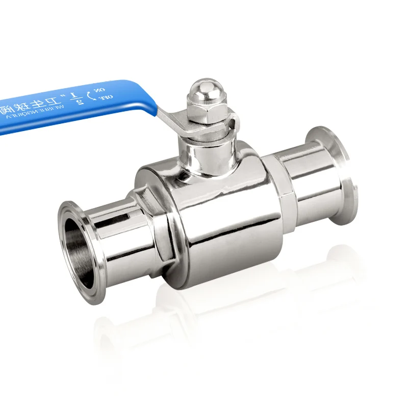 

1" OD 25mm Stainless Steel 304 Sanitary Full Port Ball Valve Clamp Type Weld Ferrule with Handle