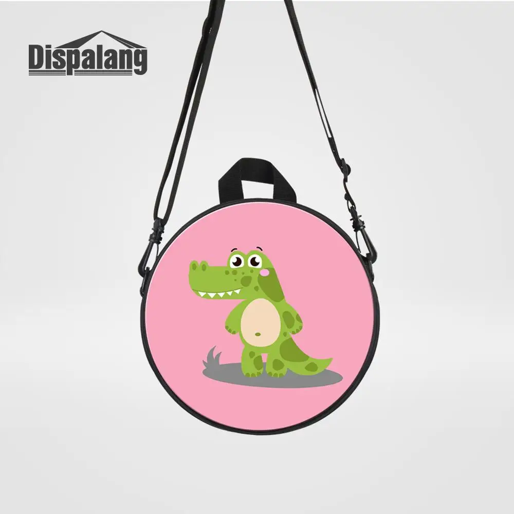 Backpack49 Dispalang новые Мультяшные детские сумки-мессенджеры с принтом лисы для девочек милые животные круглые Rugtas детские мини сумки через плечо - Цвет: Backpack49