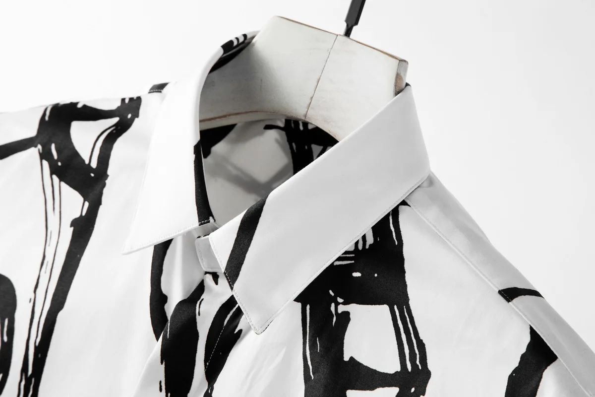 Minglu протектор 100% хлопок Летние мужские футболки класса люкс с цифровой печатью