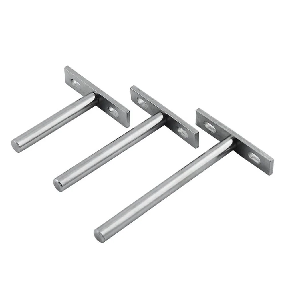 5 шт холодная прокатка стальная Скрытая плавающая настенная Полка Поддержка 3
