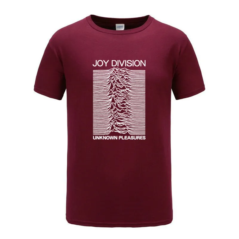 Joy Division принт Мужская Юмор черные повседневные футболки размера плюс летняя