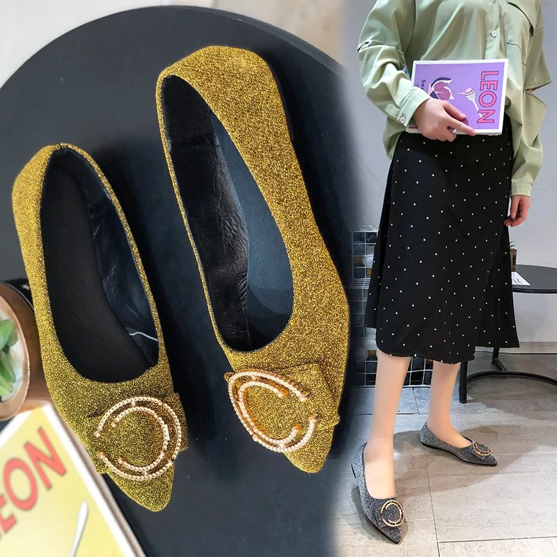 

Women Flats Slip on Flat Shoes Candy Color Woman Boat Shoes Black Loafers Ladies Ballet flats shoes women 2021