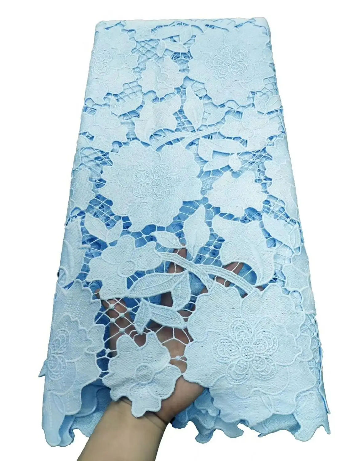 MIQIER Высокое качество Африканский нигерийский тюль кружева хлопок ткань