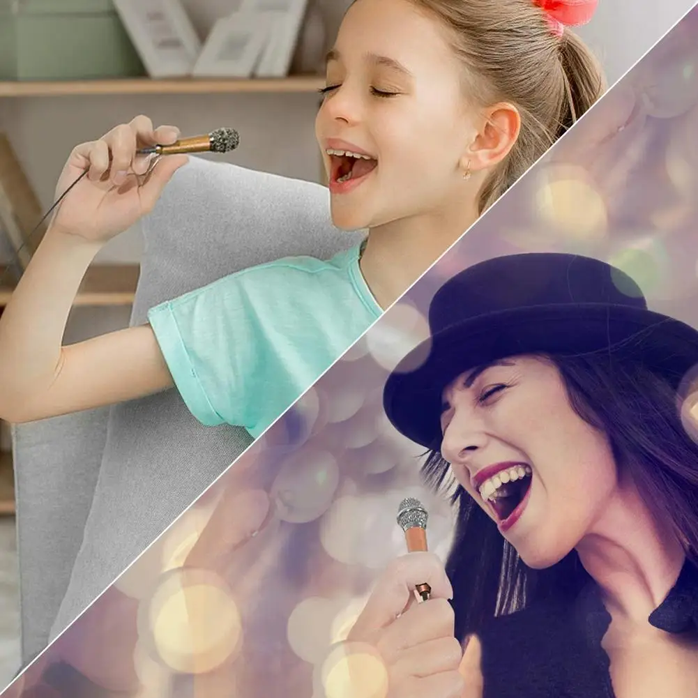 4 вида цветов ручной микрофон