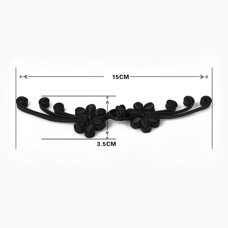 1Pair Chinese Phoenix Tail Closure Knot Button Handmade Sewing Cheongsam Tang Suit Traditional Handcraft Flower Buttons | Дом и сад