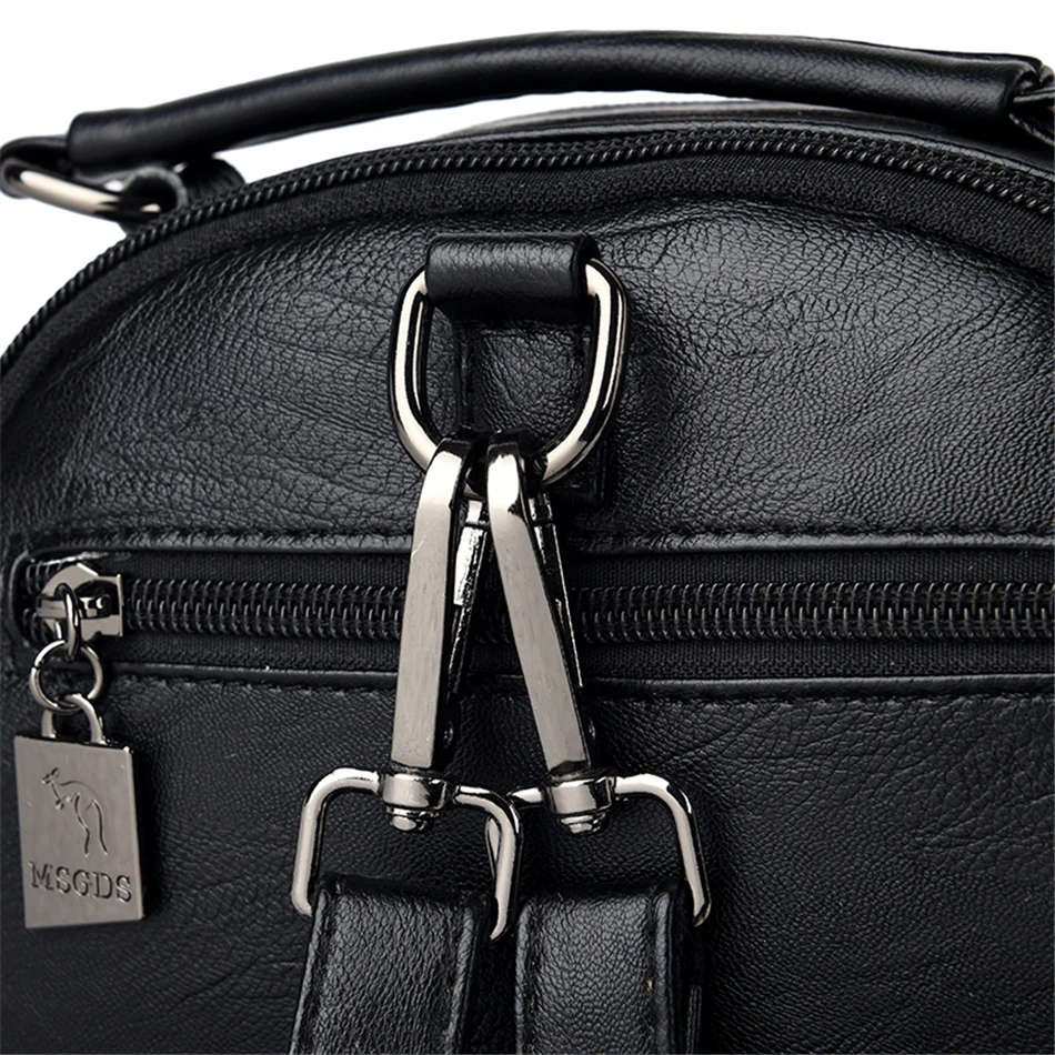 3 в 1 женский рюкзак из мягкой кожи для девочек подростков 2020 повседневный рюкзак|