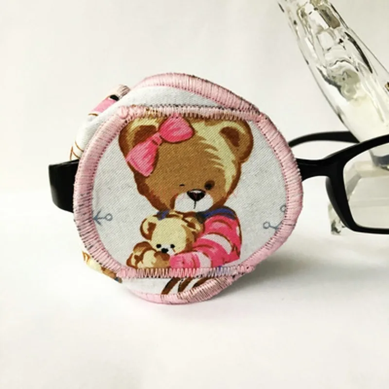 Xiong Hug Xiong amblyopia goggles for children with monocular correction full cover and shading cartoon handmade pure cotton