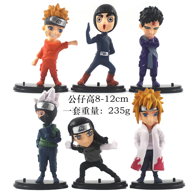 Экшн фигурки из японского аниме Kakashi Sakura Sasuke Itachi Obito Gaara виниловые Подарочные