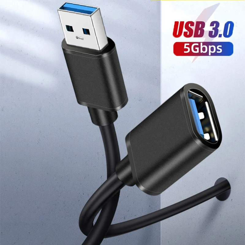 USB Удлинительный Кабель 3 0 кабель для Smart TV PS4 Xbox One SSD 5GBbps USB3.0 удлинитель передачи