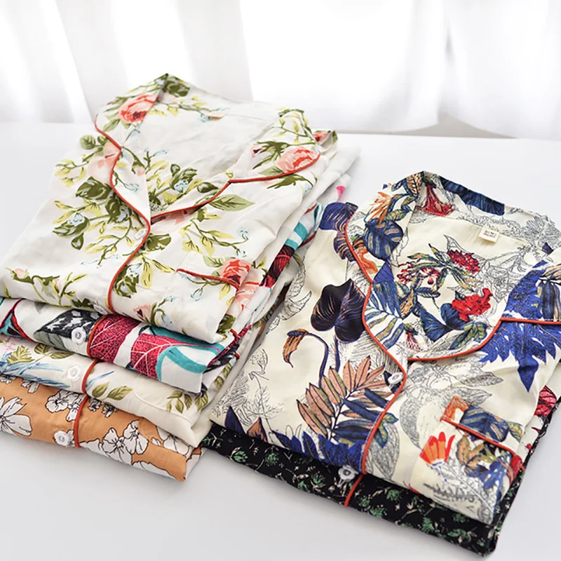 

Женская одежда для сна из вискозы, 2 предмета, в японском стиле