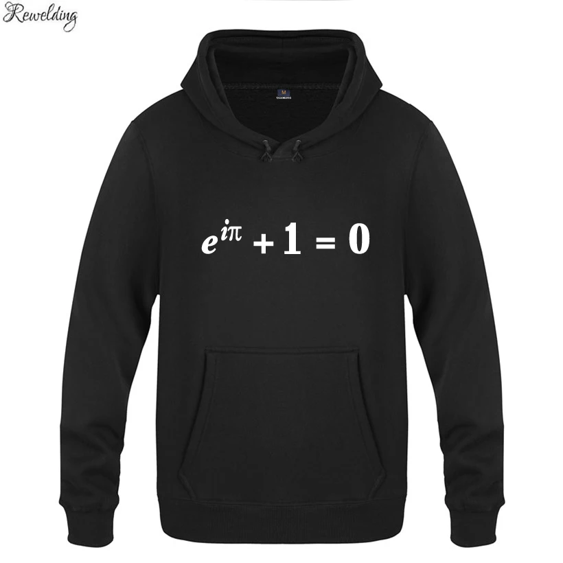 Уравнения Эйлера идентичность nerd-мастер наука забавные толстовки с капюшоном