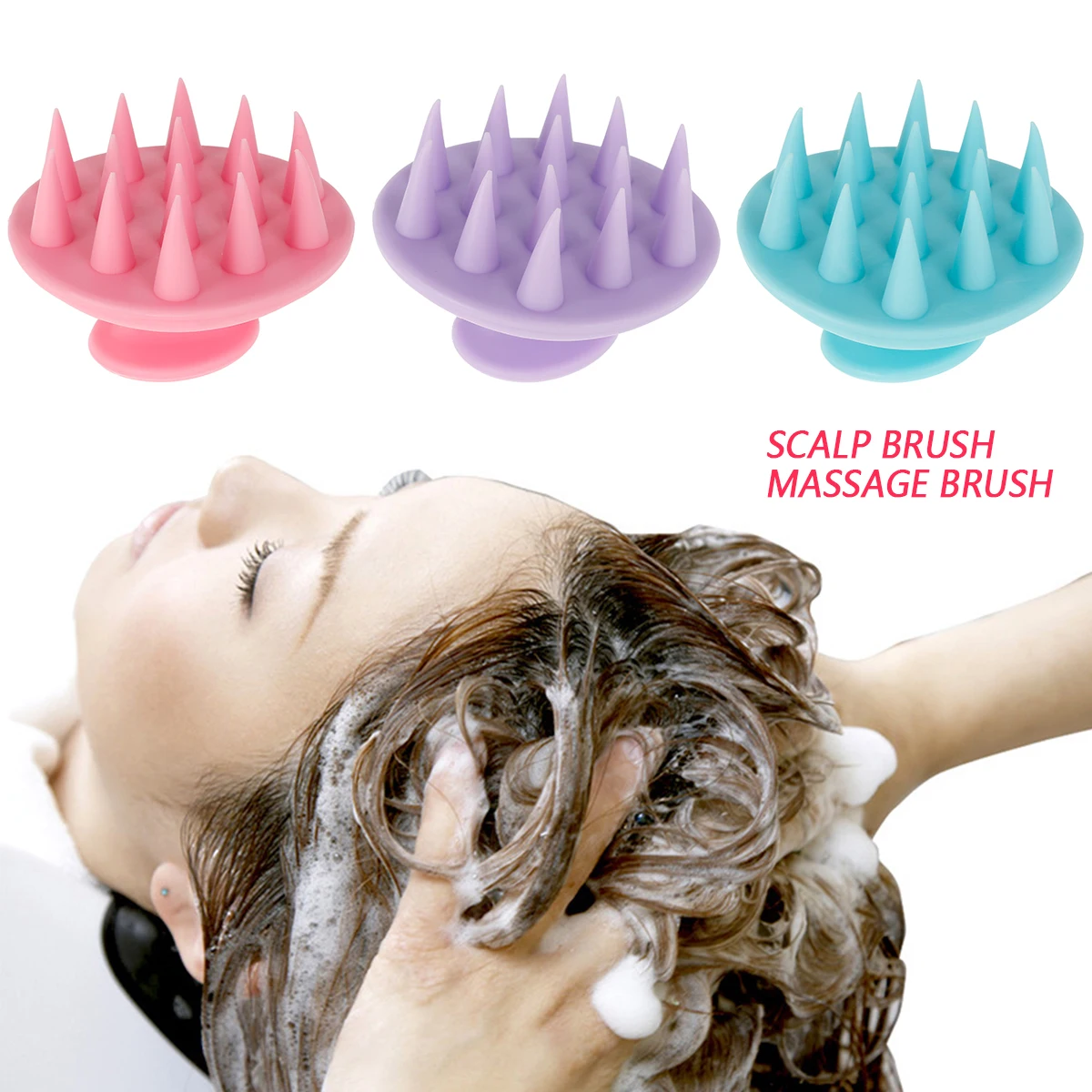 

Body Scalp Massage Brush Clean Care Tool Hair Care and Head Relaxation Scalp Care Brush Tool Reduce Dandruff Massage Scalp
