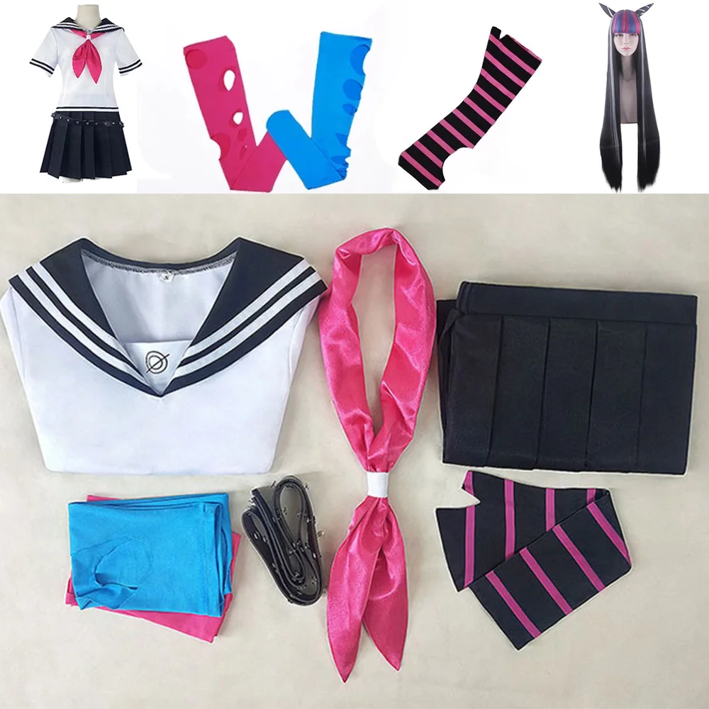 Anime Danganronpa Ibuki Mioda Cosplay Costume Dress Women Girls Jk School Uniform Clothes