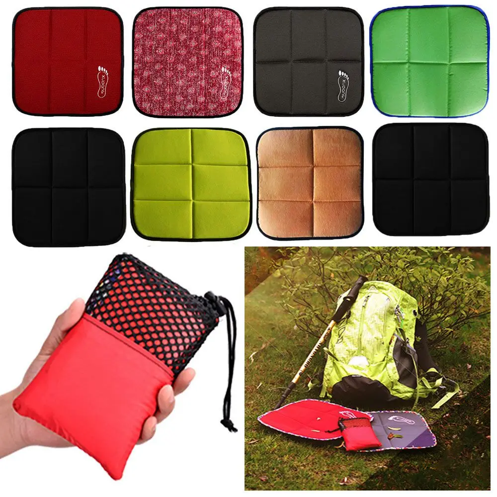 

Small Waterproof Outdoor Hiking Seat Pads Beach Prevent Dirty Camping Mats Folding Mat Traveling Sitting Pad