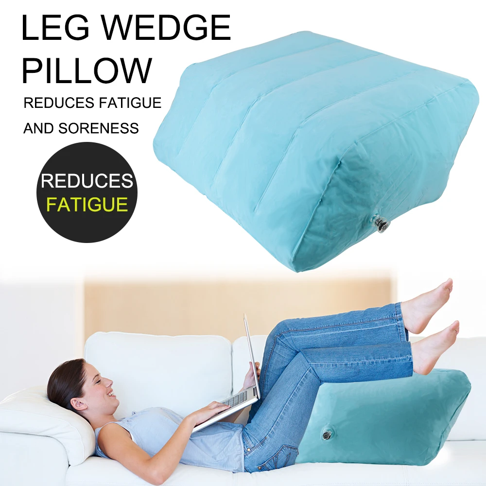 Cuscino per ginocchio portatile cuscino per cuscino cuscino per donna incinta in PVC cuscino per gambe gonfiabile leggero