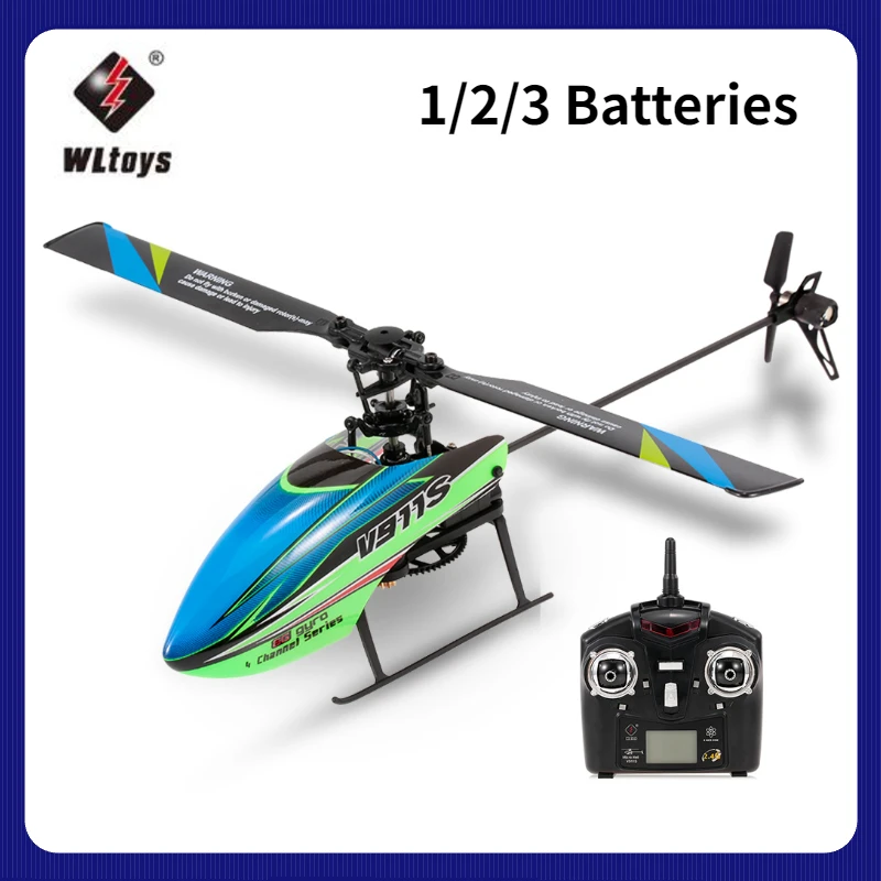 Оригинальный WLtoys V911S 4CH 6G 6 Aixs гироскоп однопропеллер без элерона