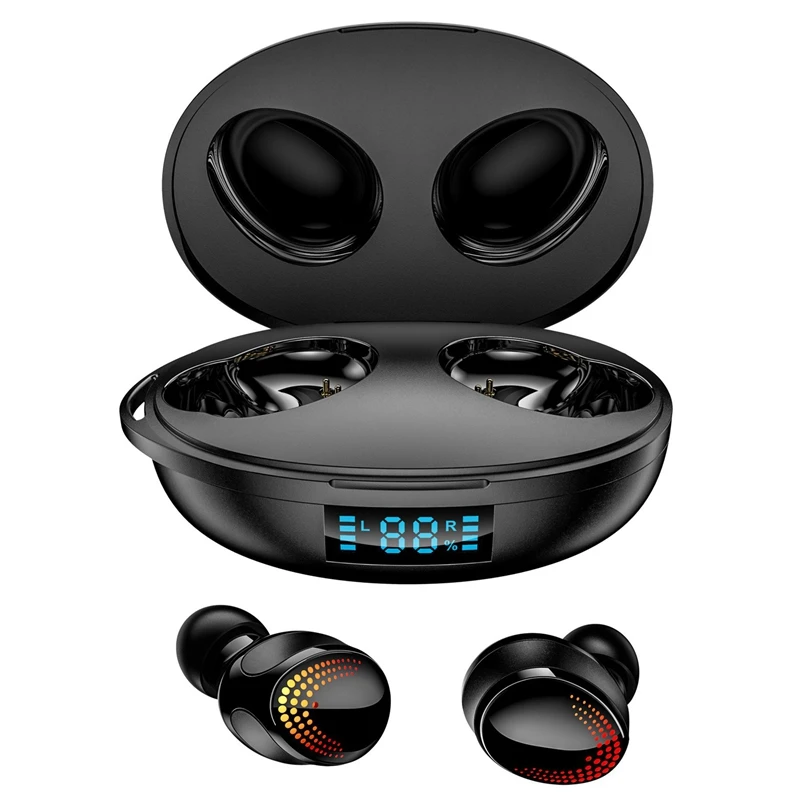 K1 TWS Bluetooth гарнитура Smart Press Control с цифровым дисплеем HD стерео Спортивная