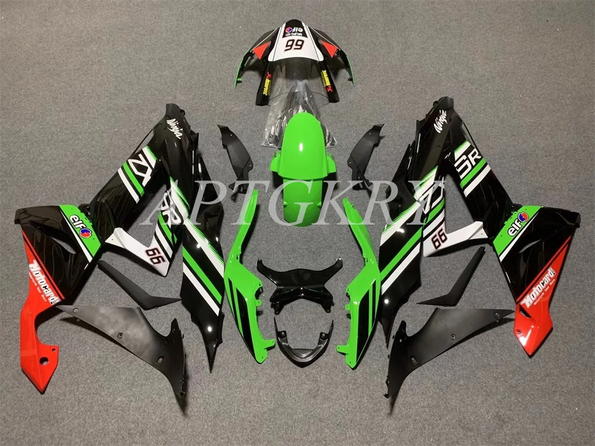 

New ABS Full Fairing Kit Fit For Kawasaki Ninja ZX6R 636 2013 2014 2015 2016 2017 2018 Fairings Set Custom Number 66