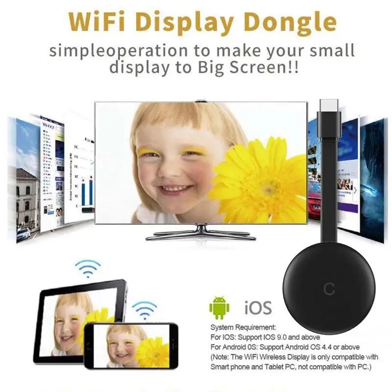 Mira экран 5G беспроводной HDMI Android tv Stick DLNA Miracast AirPlay зеркальный экран Wifi Дисплей приемник HDTV ключ медиа поток