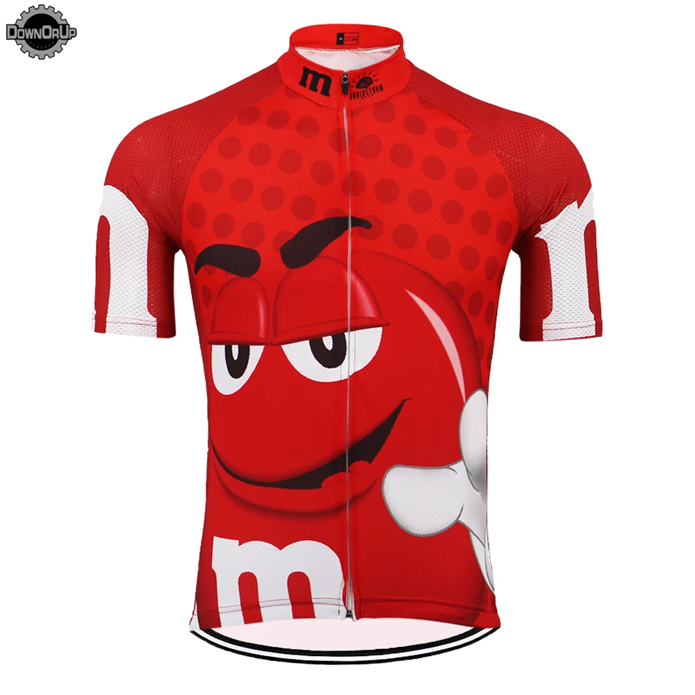 Велосипедная Джерси 2019 pro team ropa ciclismo велосипедная Красная с коротким рукавом