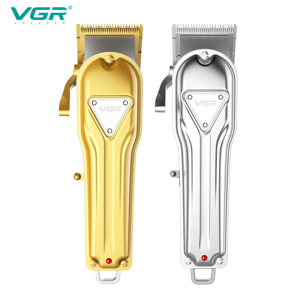 

VGR 139 New Golden Electric Hair Clipper Men Electric Hair Clipper Professional Hair Salon 20W High Power Oil Head Scissors