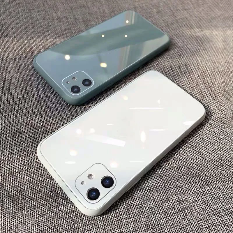 Для iphone 11Pro XS Max XR закаленное стекло мобильный телефон чехол прозрачные защитные