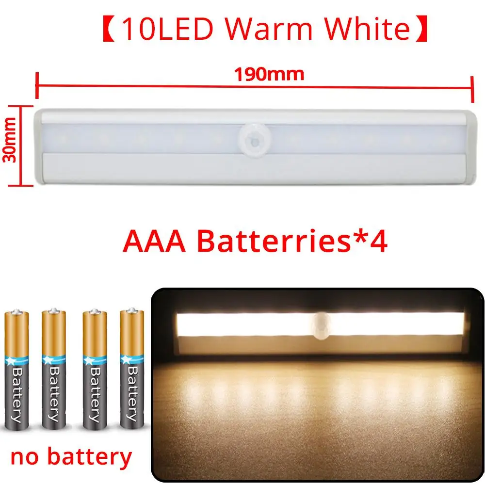 Автоматическая Ночная лампа с человеческим датчиком портативный светильник для
