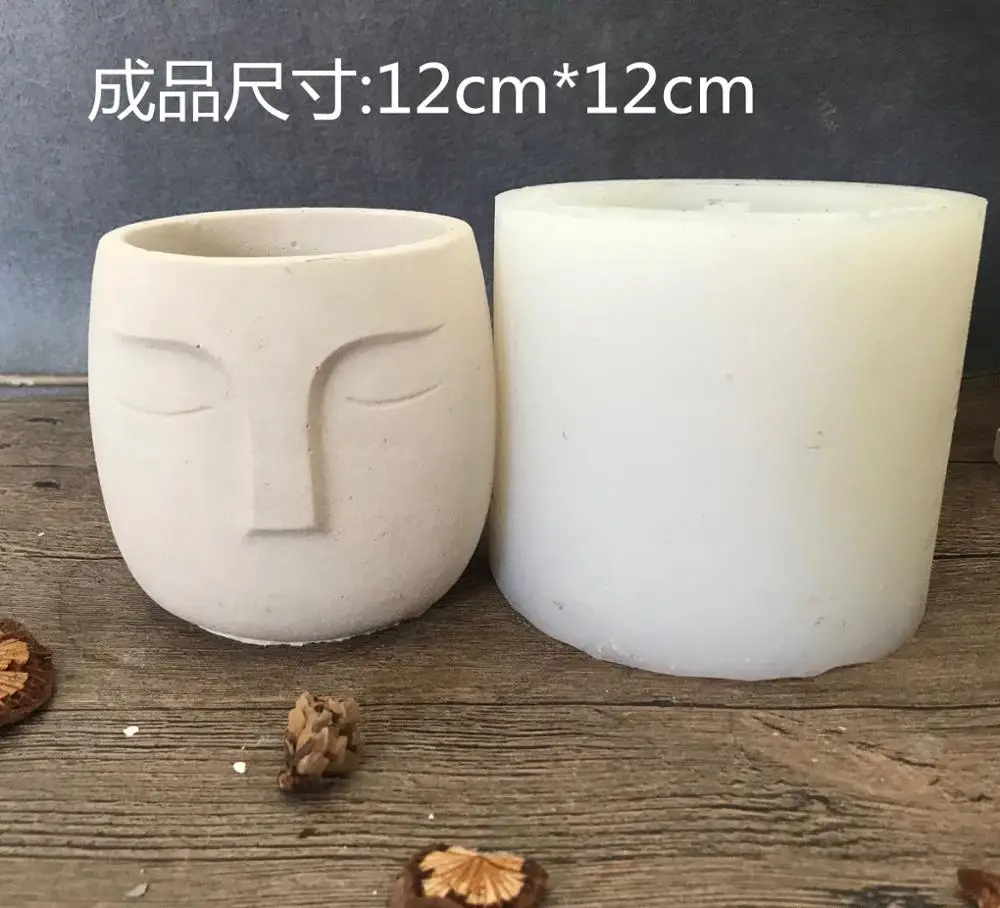 Силиконовые формы для плантаторов форма бетонных цветочных горшков креативная