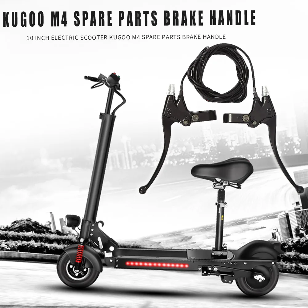Electric Scooter Aluminum Alloy Brake Lightweight Element 1 Pair 10 inch Clutch Levers Decoration for Kugoo M4 | Спорт и развлечения