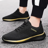 men casual shoes fashion breathable mesh sport shoes lac up couple shoes light walking sneakers mens gym shoes plus size 36 48