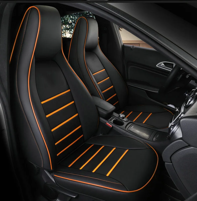

Custom car seat cover leather for Volkswagen Magotan Golf Tiguan Scirocco Touarege variant passat B8 Gran Lavida car accessories