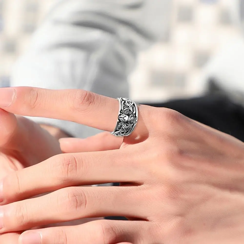 Кольца в стиле ретро кольца с изображением симпатичного животного девять