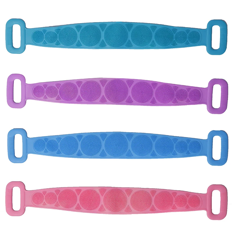 

1 шт. силиконовая щетка для ванны, пояс для ванны, длинная силиконовая щетка для душа, пояс для ванны, отшелушивающая щетка для спины, пояс для...