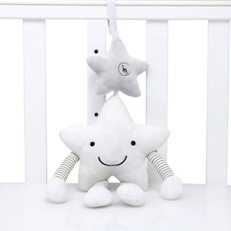 New Baby Toys For Stroller Music Star Crib Hanging Newborn Mobile Rattles On The Bed Educational Plush 0-12 Months | Игрушки и хобби