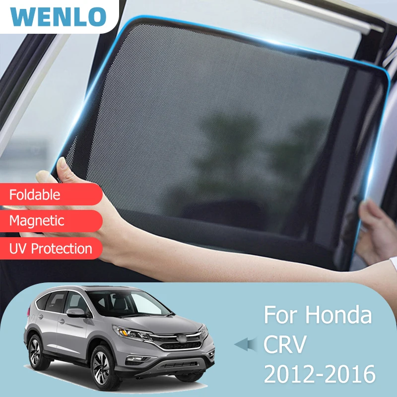 Für Honda CRV CR-V 2012-2016 Frontscheibe Auto Sonnenschirm Seite Fenster Bildschirm Blinde Schatten Magnetische Visier Mesh vorhang Schild