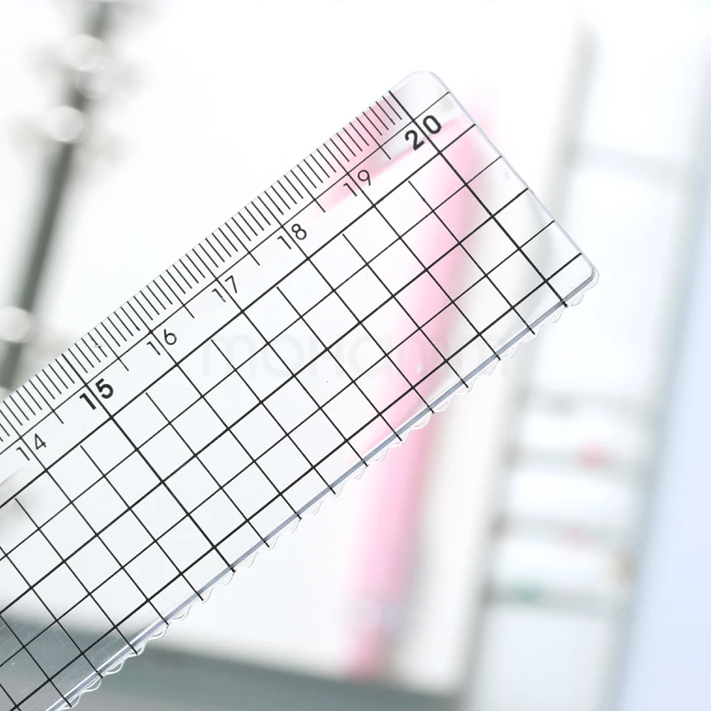 20 см пластиковые чертеж линейки шаблоны Канцтовары Школьные принадлежности
