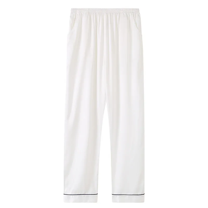 

Men Satin Underwear Male Pajamas Spodenki Do Spania Pantalon Pyjama Homme Summer Simple Silk Trousers Youth Leisure Pajama Pants
