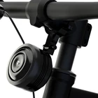 Велосипедный звонок, электрический звонок с дистанционным управлением, 1300 мАч, USB-зарядка, громкий звук, водонепроницаемый, для BMX, MTB, Противоугонная сигнализация