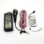 50 шт. предварительно припаянный WS2812B светодиодный теплоотвод набор 5050 RGB 10 см провосветильник полосы света Встроенный WS2811 IC DC5V светодиодный power 21 клавиша пульт дистанционного управления