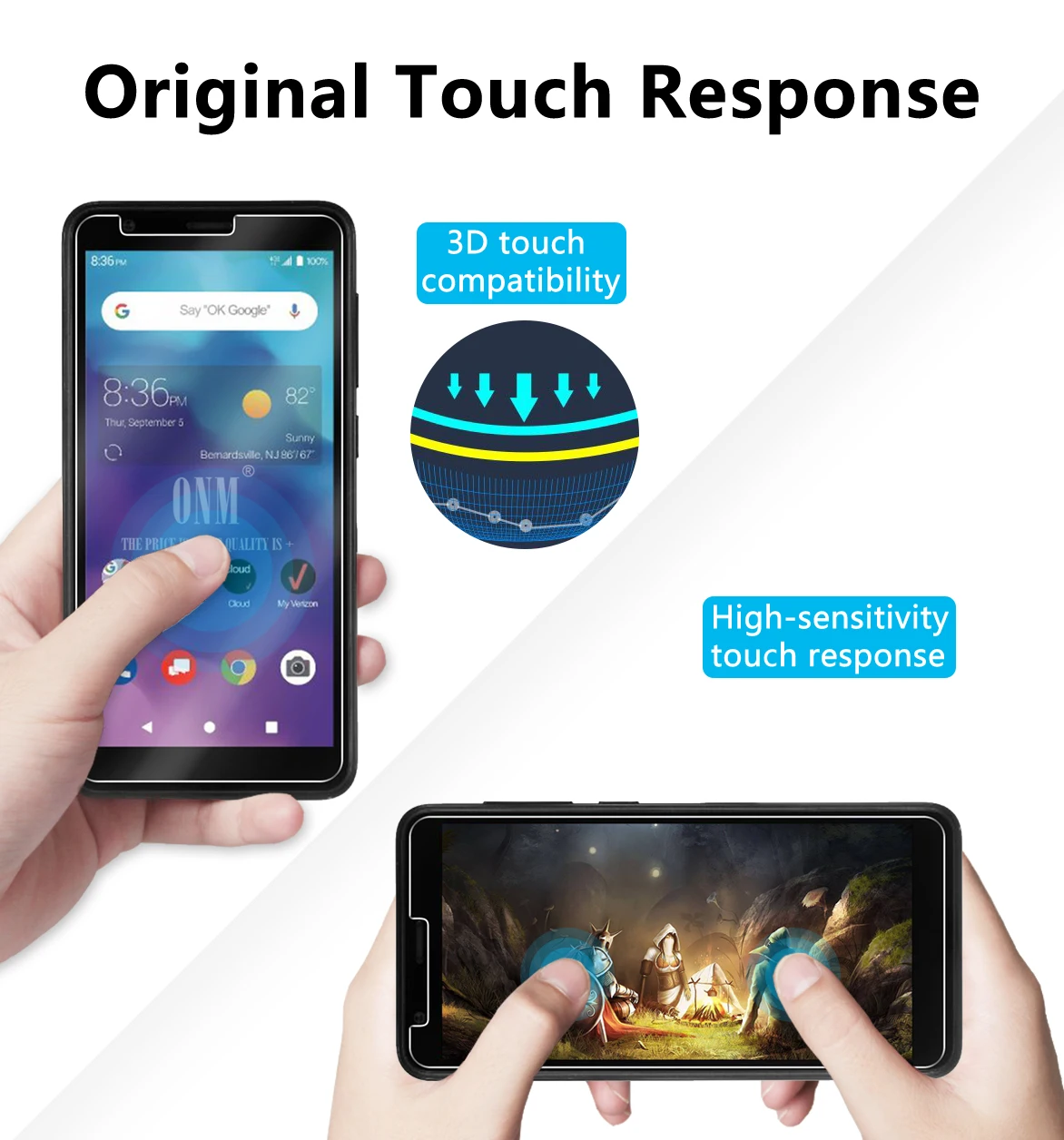 Закаленное стекло для zte BLADE VANTAGE 2 протектор экрана 2.5D Z3153VPP защитная пленка |