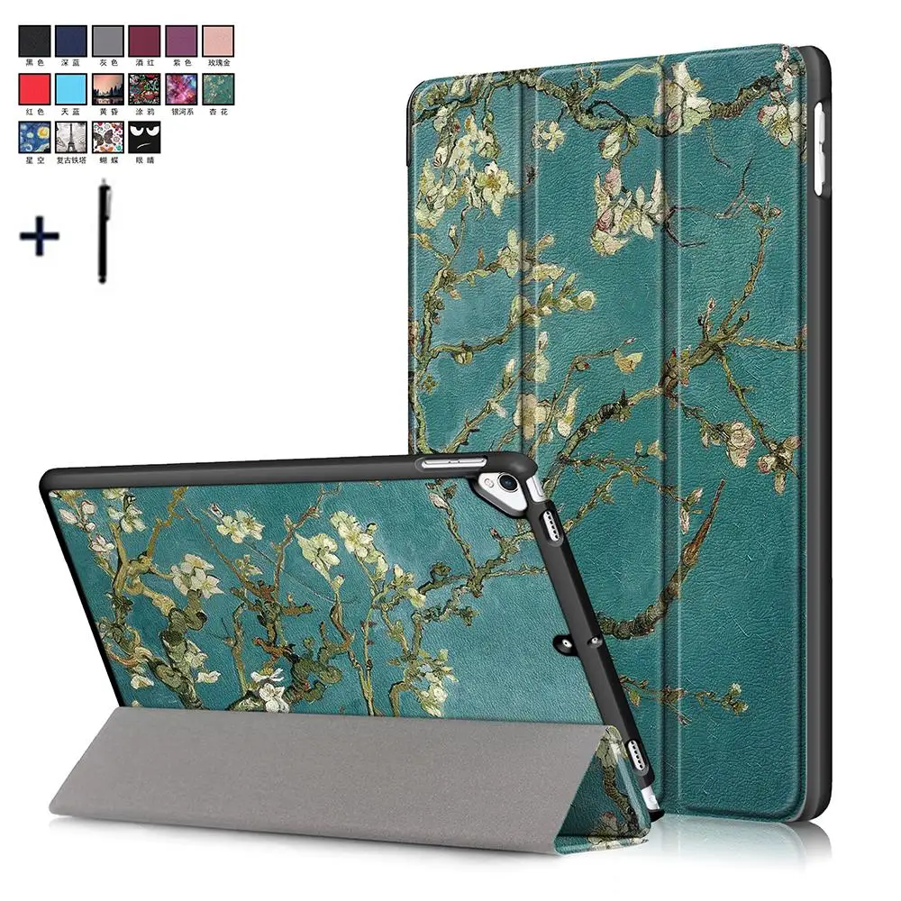 Магнитный чехол из искусственной кожи для iPad 10 2 2019 умный с функцией пробуждения и
