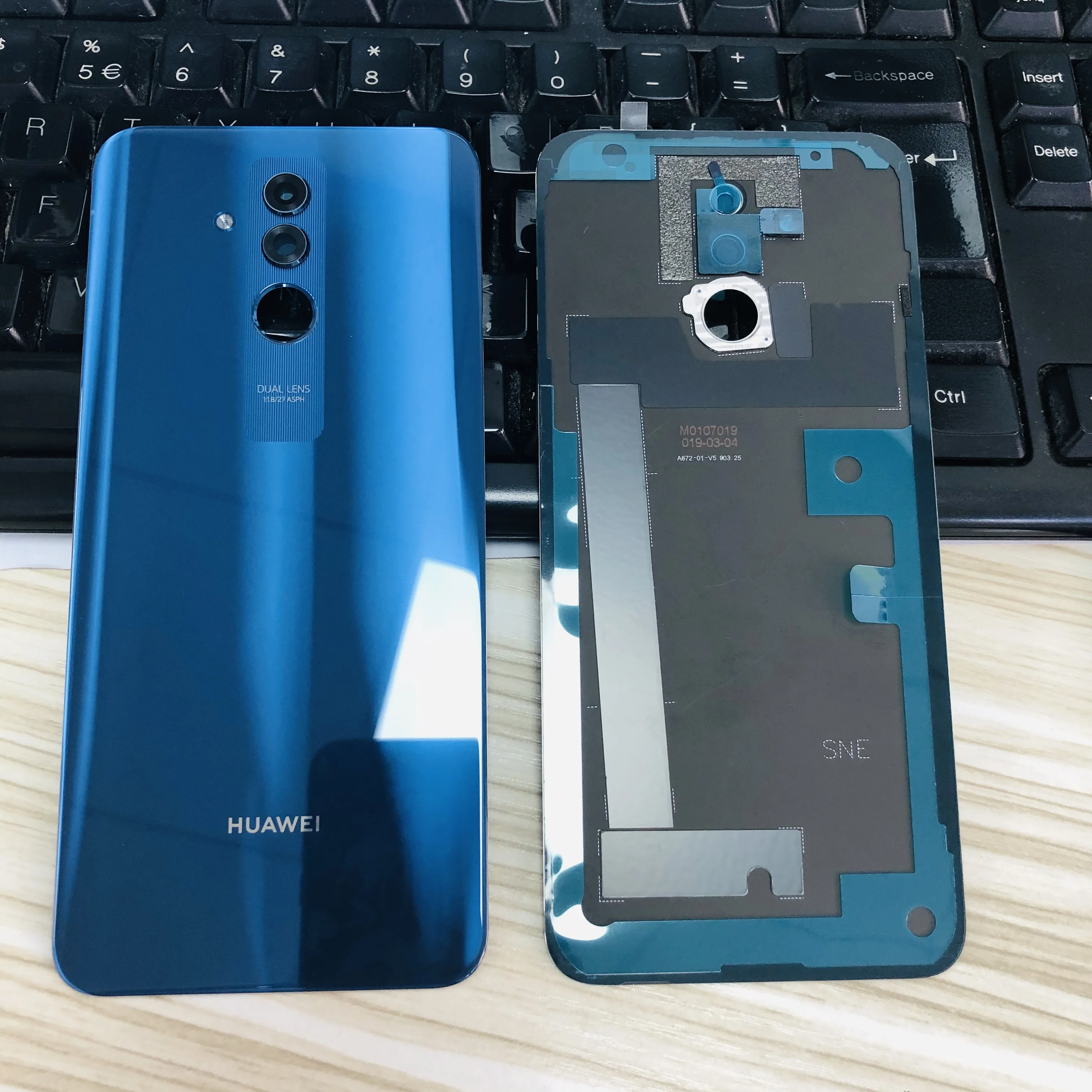 Оригинальная Задняя стеклянная крышка для Huawei mate 20 lite SNE LX1 LX2 LX3 корпус