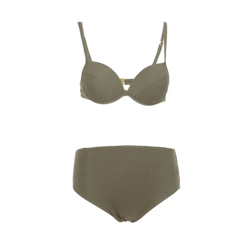 

Swimsuit Female Separate With Push Up Swimwear Bikini Girls 2020 New Korean Ins Sexy Long Sleeve Collection Split Hot Women