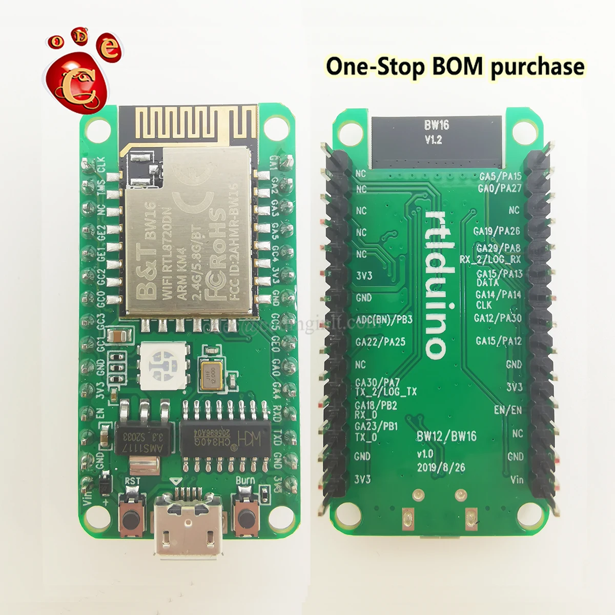 BW16 RTL8710BX BW12 RTL8710BX BW14 RTL8720DN RTL8710AF RTL-00 NodeMCU Serial port to wifi wireless WIFI module