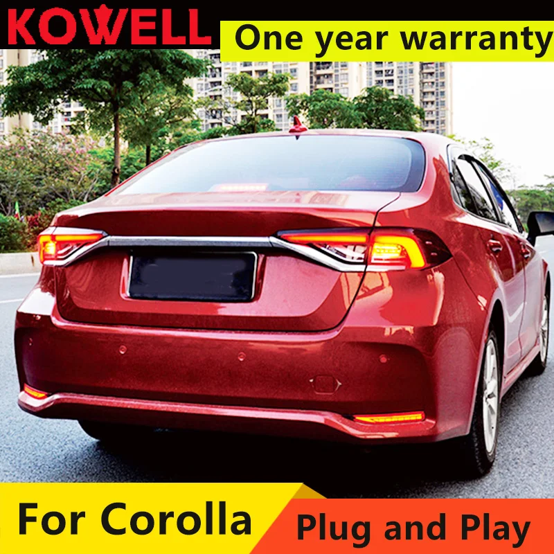 

For Toyota Corolla 2020 tail lights original led taillights for Corolla New Design rear light Braking+Reversing+Signal