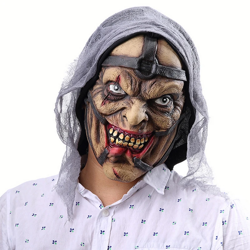 

Halloween Costume Festival Party Supplies Latex Mask Horror Zombie Full Face Mask for Masquerade