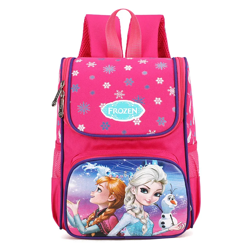 Disney Elementary Schoolbags New Children's Schoolbags Princess Aisha Spiderman Schoolbags Children's Schoolbags